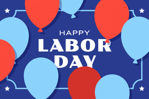 gift card - labor day balloons